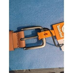 Timberland Belt Men's 34 brown Casual Belt Genuine Leather Classic Rugged Style